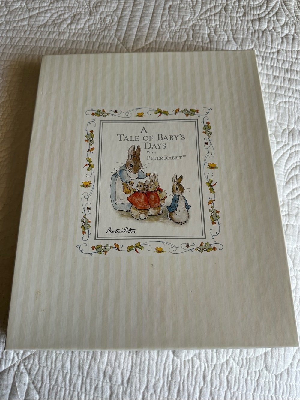 Beatrix Potter Peter Rabbit Baby Memory Book New in Box